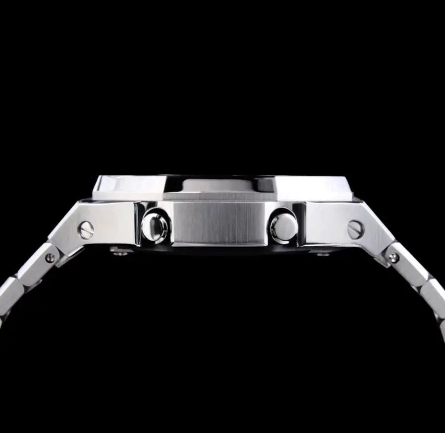 CasiOak Argent Bracelet Argent Cadran Musique