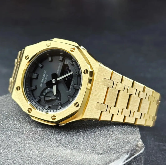 CasiOak Or Bracelet Or Cadran Noir